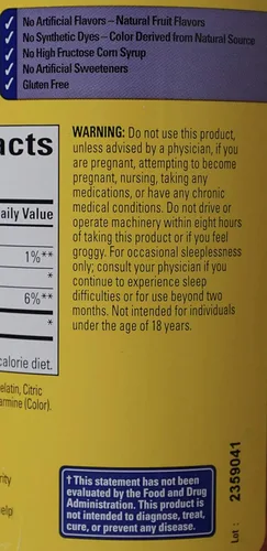 Vista 3 de Nature Made - Gomitas de Melatonina 10 mg con Sabores Naturales de Fresa Soñadora, 150 Gomitas