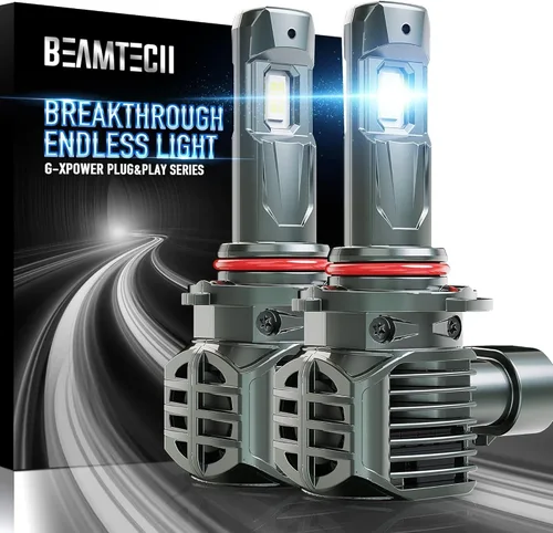 Vista 9 de BEAMTECH 90 05 Bombillas, 500% de brillo, Plug and Play, paquete de 2