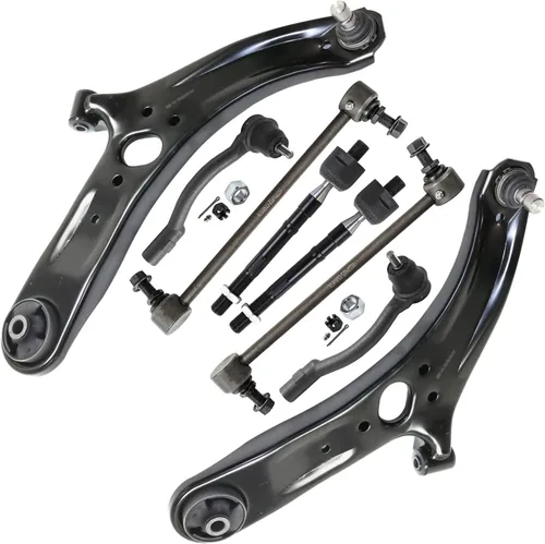 Vista 11 de Detroit Axle - Kit de brazos de control delanteros de 8 piezas para Chevy Trailblazer EXT GMC Envoy XL XUV Buick Rainier Isuzu Ascender, brazos
