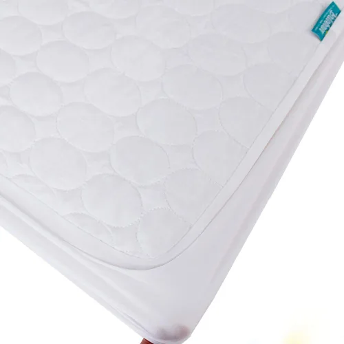 Vista 5 de Paquete de 2 fundas protectoras para colchón de cuna, impermeables, acolchadas, para colchón de cuna para colchón de cama de bebé pequeño