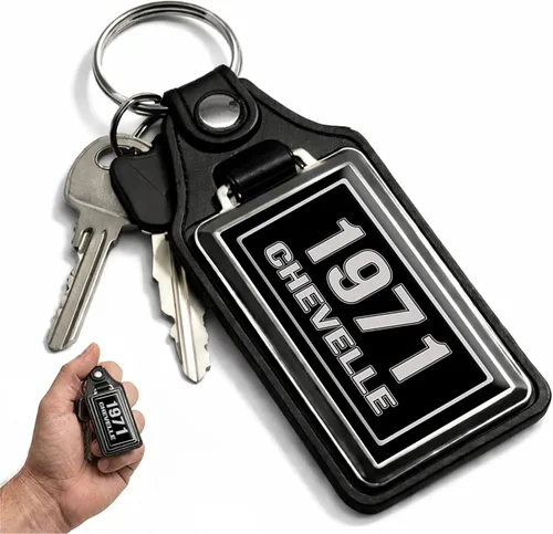 Vista 74 de Brotherhood Car Key Chain for Chevelle - Classic Models Keychain for Men and Women Gift Key Ring