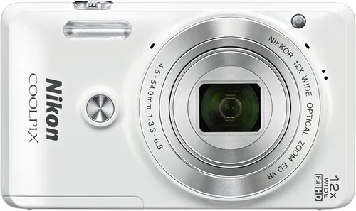 Vista 2 de Nikon COOLPIX S6900 - Cámara digital de 16 MP con zoom de 12x, color blanco natural (versión internacional, sin garantía)