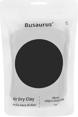 Vista 20 de Arcilla de espuma de secado al aire marrón claro de 3.53 oz, arcilla modelo mágico de bricolaje para niños, arcillas suaves coloridas