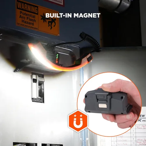 Vista 5 de Ergodyne Skullerz 8883 - Cargador de batería recargable con imán integrado, cable USB-C incluido