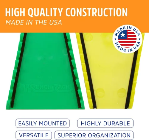 Vista 2 de Protoco 1010 Estante estándar para llaves de 12 piezas, organizador de herramientas para caja de herramientas, carrito de herramientas o montaje