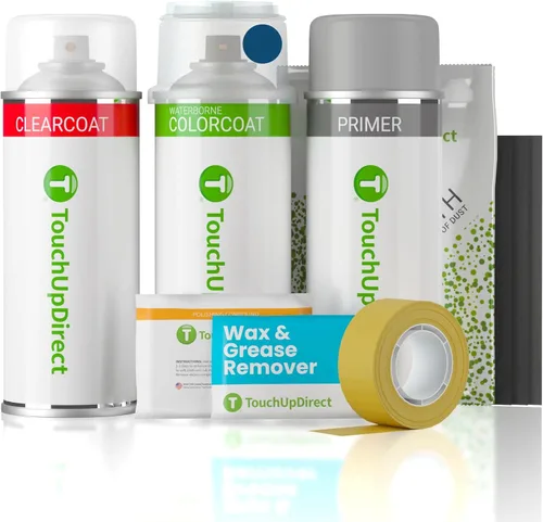 Vista 124 de TouchUpDirect QAK - Aerosol de pintura de retoque de color blanco sólido compatible con Nissan Exact Match - Kit esencial