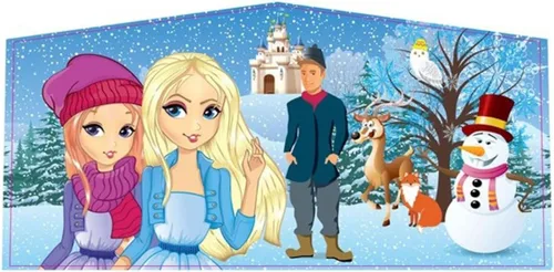 Vista 35 de TentandTable Panel de arte modular para casas de rebote, toboganes o combos Feliz Navidad Se adapta a la mayoría de inflables comerciales de 13