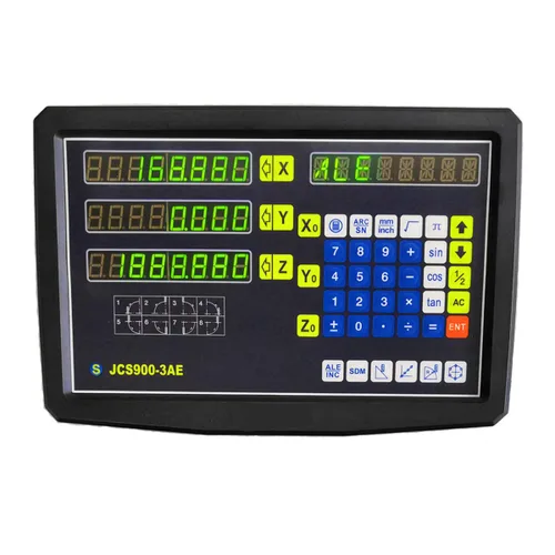 Vista 11 de Lectura digital de 2/3 ejes y codificador DRO de escala de vidrio lineal de precisión TTL para torno de fresado. Nota: la pantalla y las básculas se
