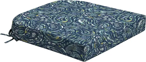 Vista 19 de Cojín Arden Foam para exteriores, para asiento con respaldo redondo, 20 x 19 pulgadas, fabricado con ProFoam, resistente a la lluvia, resistente a