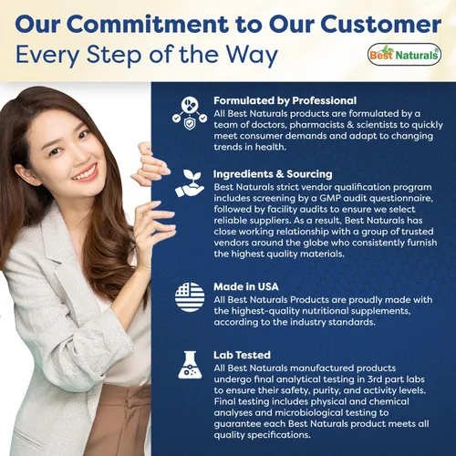 Vista 5 de Best Naturals L-Lisina 500 mg 250 Comprimidos