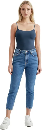 Vista 177 de Emmalise Camisola larga casual básica para mujer, con tirantes ajustables, top en capas