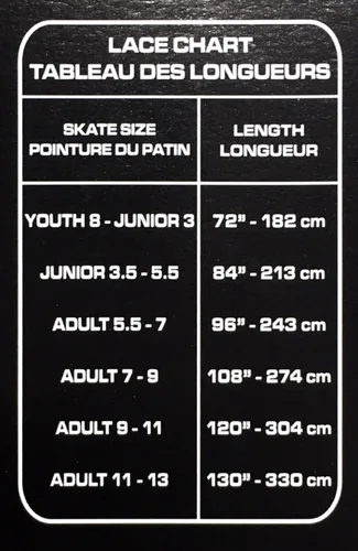 Vista 2 de Elite Hockey Pro X7 - Juego de 2 pares de cordones anchos de algodón para patinaje de hockey