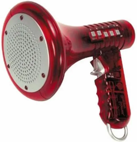 Vista 3 de Toysmith Tech Gear - Cambiador de voz múltiple, juguete de megáfono con 8 efectos de voz y luces LED, divertido juguete al aire libre para niños a