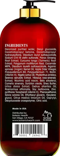 Vista 6 de Botanic Hearth Champú de vinagre de sidra de manzana, aclarante y nutritivo, reduce la picazón del cuero cabelludo, la caspa y el encrespamiento