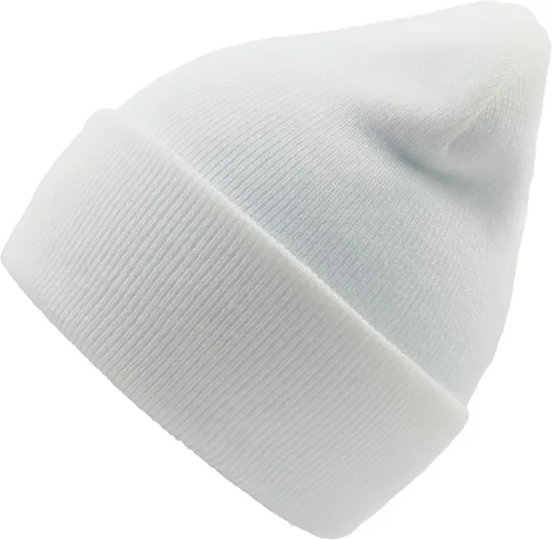 Vista 2 de Gorro unisex de punto suave y cálido con puños gorro de camuflaje de invierno para hombres y mujeres