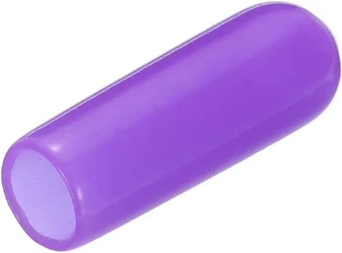 Vista 85 de uxcell 200 tapas de goma de 0.051 in (1/16") de vinilo redondo de vinilo para pernos de tubo, protectores de rosca de tornillo, color negro