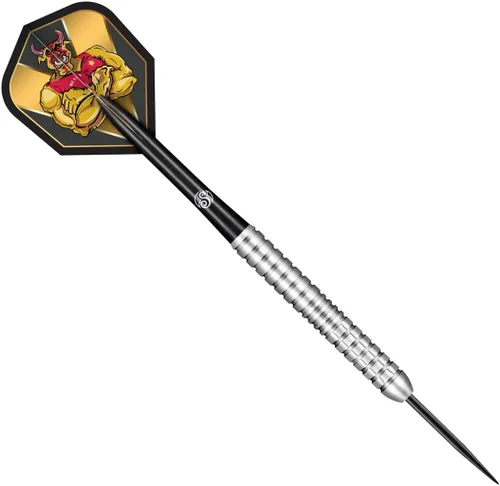 Vista 7 de Shot! Punta de acero para dardos, Michael Smith Bully Boy Precision (0.78 oz/0.81 oz/0.85 oz/0.88 oz), barril 90% tungsteno, juego de dardos