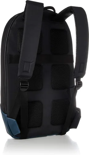 Vista 2 de Moleskine Men's Women's Metro Backpack, 15-Inch Laptop Storage, Business Backpack, Black x Sapphire Blue