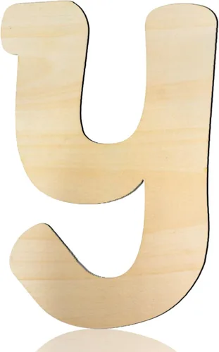 Vista 31 de Letras de Madera de 8 Pulgadas Letra de Madera A de 1/5 Pulgada de Grosor Recortes Letras del Alfabeto de Madera Sin Terminar para Decoración