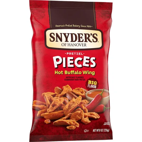 Vista 21 de Snyder's of Hanover Hot Buffalo Wing - Piezas de pretzel de 8 onzas