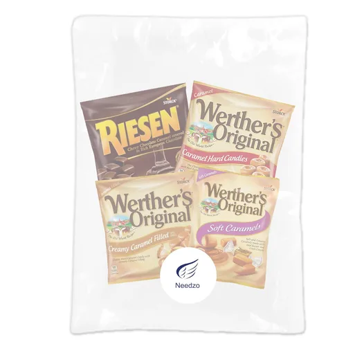 Vista 7 de Needzo Werther's - Surtido de caramelos duros y caramelos suaves originales envueltos individualmente, dulces y chocolates oscuros, regalos