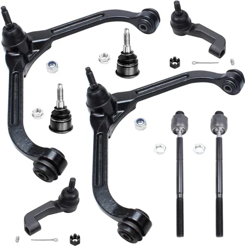 Vista 208 de Detroit Axle - Kit de brazos de control delanteros de 8 piezas para Toyota Sienna 2004-2010, 2 brazos de control inferiores con rótulas, 4 barras