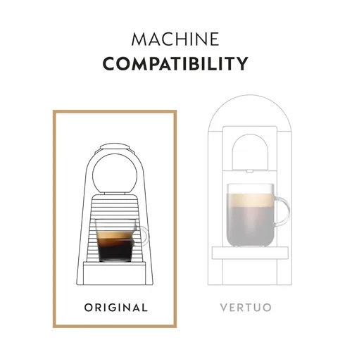 Vista 4 de Cápsulas Nespresso Original Line, Paquete variado de mezcla de tostado suave, café de tostado suave, 50 cápsulas de café