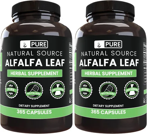 Vista 10 de Pure Original Ingredients Hoja de alfalfa, (100 cápsulas) siempre pura, sin aditivos ni rellenos, verificada por laboratorio