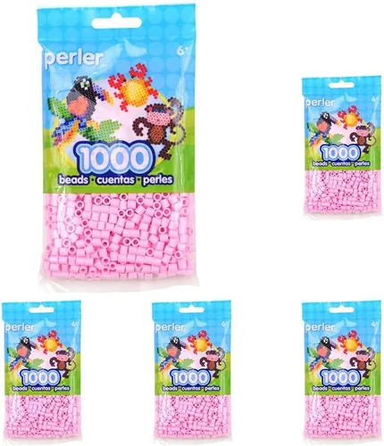 Vista 7 de Perler Cuentas fusibles para manualidades, verde claro, pequeñas, 1000