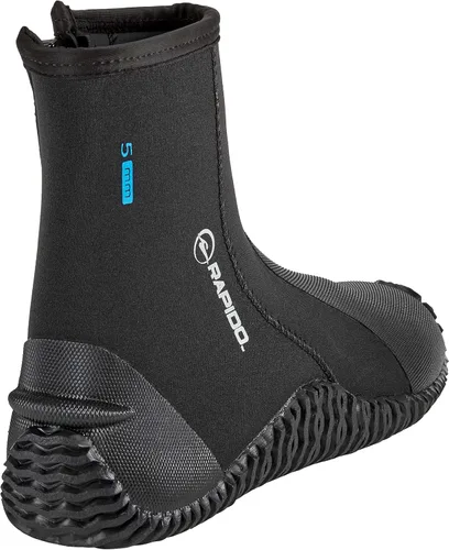 Vista 5 de Rapido Boutique Collection Wise - Botas de buceo de neopreno con cremallera de 0.27 pulgadas (0.276 in), botas de buceo, esnórquel y surf, botines