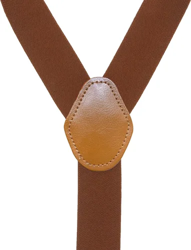 Vista 2 de Tirantes para hombre, 3 ganchos giratorios de 1.4 pulgadas de ancho, tirantes elásticos ajustables con trabillas para cinturón resistentes