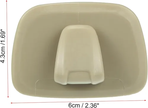 Vista 4 de X AUTOHAUX 1 par de ganchos de techo interior beige para Volvo S90 V90 2017-2021 XC40 XC60 2018-2021 XC90 2016-2021 2016-2021