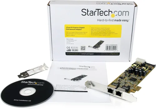 Vista 5 de StarTech.com Adaptador de tarjeta de red Gigabit Ethernet PCI Express de doble puerto - Adaptador de servidor PCIe NIC 10/100/100 de 2 puertos