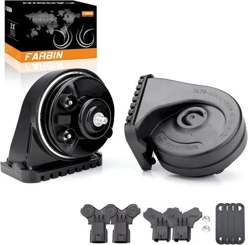 Vista 15 de FARBIN Bocina de coche compatible con Toyota/Lexus/Subaru 12V impermeable bocinas automáticas fuertes con enchufe de bocina de 1 a 2