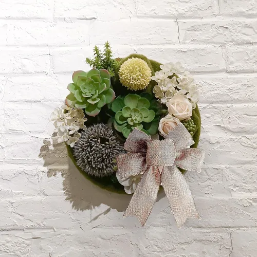 Vista 6 de Arcos rústicos de yute para coronas de arpillera, lazos para decoración de árbol de Navidad para boda, vacaciones, cumpleaños, fiesta, decoración