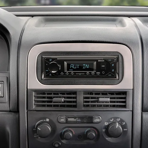 Vista 8 de Kit de instalación de radio para salpicadero Scosche ICCR3BN de un solo DIN, compatible con ciertos vehículos Chrysler, Dodge y Jeep de 2002-07