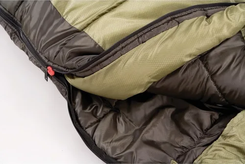 Vista 5 de Coleman North Rim 0°F Big & Tall Sleeping Bag, Cold-Weather Mummy Sleep Sack with No-Snag Zipper & Adjustable Hood for Warmth & Ventilation, Large
