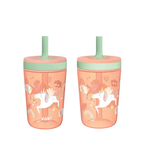 Vista 28 de Zak Designs Kelso Princesas Disney - Vasos para niños pequeños, paquete de 2 vasos de plástico de 15 oz, a prueba de fugas