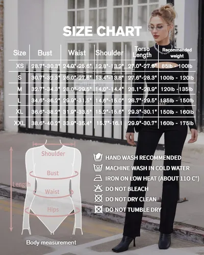 Vista 5 de MANGOPOP Body de manga larga con corte frontal y cuello alto falso para mujer