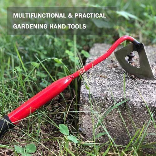 Vista 6 de Herramienta de jardín de azada de mano, azadas huecas, herramientas de jardín para jardinería, herramienta de deshierbe, herramientas de jardín, hoz