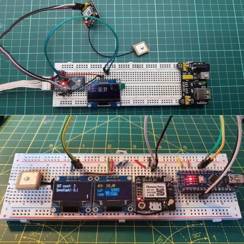 Vista 6 de GT-U7 Módulo GPS Receptor GPS Navegación Satélite Posicionamiento NEO-6M con 6M 51 Microcontrolador STM32 R3 + Antena GPS activa I-P.EX Alta