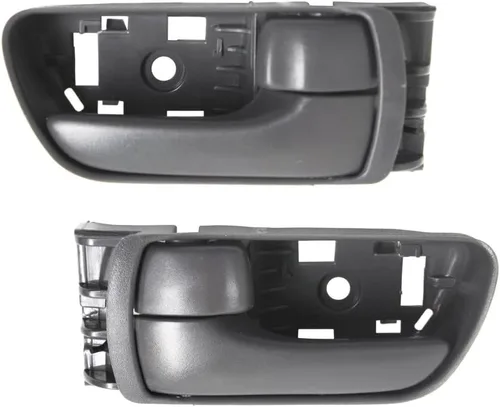 Vista 9 de Para Toyota Sienna Manija De Puerta Interior Delantera, Lado Del Conductor Gris 2004-2010 Con Botón De Bloqueo De Puerta Recorte: Todos