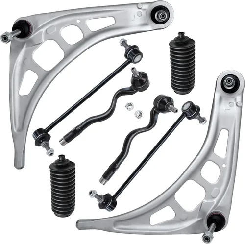 Vista 179 de Detroit Axle - Kit de brazos de control delanteros de 8 piezas para Toyota Sienna 2004-2010, 2 brazos de control inferiores con rótulas, 4 barras