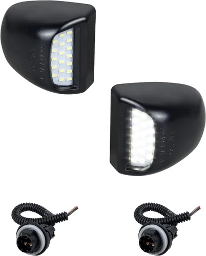 Vista 7 de RUXIFEY - Lámparas LED para matrícula compatibles con Silverado Suburban Tahoe GMC Sierra 1500 2500 3500 HD Escalade EXT, 6000 K, color blanco