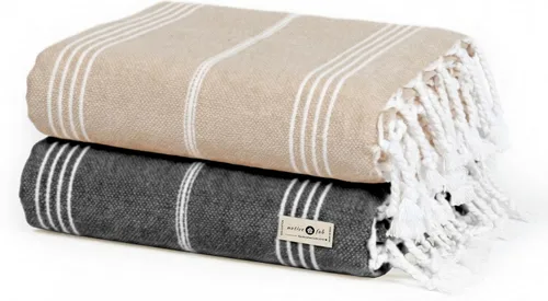 Vista 37 de Native Fab Toallas de playa de gran tamaño, paquete de 2, 40 x 71 pulgadas, 100% algodón, ligeras, suaves, de secado rápido, absorbentes, sin arena