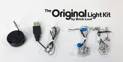 Vista 3 de Brick Loot Kit de luces LED de lujo para tu juego LEGO Rescue Hovercraft 42120 - (Nota el modelo no está incluido)