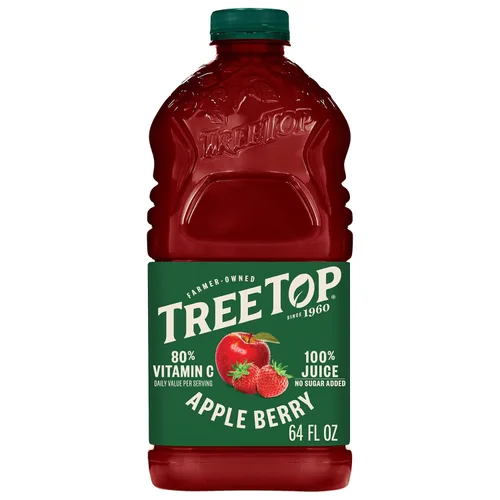 Vista 4 de Tree Top Jugo de bayas de manzana, 64 onzas líquidas (paquete de 2)