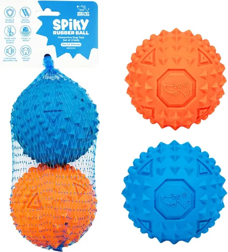 Vista 9 de Best Pet Supplies - Juguetes masticables interactivos y chirriantes para perros, juguetes ideales para perros que mastican, pequeños, medianos y Gris