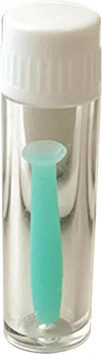 Vista 4 de Herramienta de inserción de lentes de contacto de silicona suave, removedor de émbolo fácil, lentes suaves y duras, suministros de herramientas