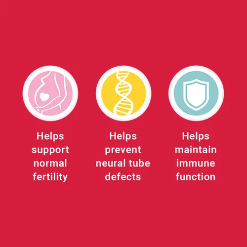 Vista 6 de NESTLÉ Materna - Multivitamínico prenatal con suplemento DHA Ácido fólico 60 tabletas + 60 geles blandos de DHA